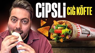 ZİNCİR ÇİĞ KÖFTECİLERİN CİPSLİ DÜRÜMLERİNİ DENEDİM [upl. by Cleasta]