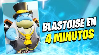 BLASTOISE EN 4 MINUTOS POKEMON UNITE  Como jugar con Blastoise  Guia Blastoise  Build Blastoise [upl. by Eiba]