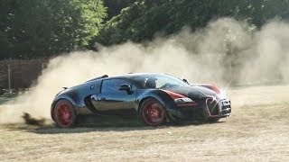 Bugatti Veyron WRC RALLY STAGE CRAZY DRIFTING AND 0150 mph LAUNCH [upl. by Shirk348]