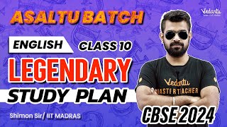 Legendary Study Plan  Class 10 Asaltu Batch  CBSE 2024 🔥 Shimon Sir [upl. by Clava]