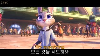 Zootopia 주토피아 OST  Try Everything Lyrics 해석 [upl. by Ellehcem695]