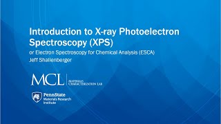 Introduction to XRay Photoelectron Spectroscopy XPS [upl. by Aley]