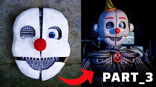 How To Make Ennard Mask With Cardboard  Easy Tutorial  PART3 [upl. by Adihsaar469]