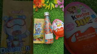 Dearman Mix Fruit Stick with Jems in Kinderjoy youtubeshortsviralshorts [upl. by Xino414]