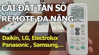 Cách Sử Dụng Remote Máy Lạnh Đa Năng [upl. by Nerine388]