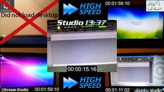 Studio 1337 vs KXStudio AV Linux Dream Studio and Ubuntu Studio [upl. by Evilo]