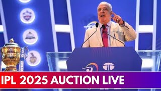 IPL 2025 Mega Auction Live [upl. by Ahsiad]