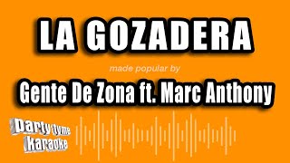 Gente De Zona ft Marc Anthony  La Gozadera Versión Karaoke [upl. by Anelas]