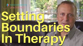 3 Firm Ways To Set Therapy Boundaries [upl. by Oirretna]