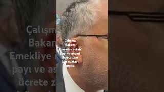 Emekliye refah payı ve asgari ücrete ek zam açıklaması emeklizammı sondakika emekliyezam shorts [upl. by Kcirredal]