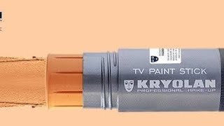 Kryolan TV paint stick Shade Guide ll Supracolor Shades ll TV paint Stick radiantglow138 [upl. by Tnafni]