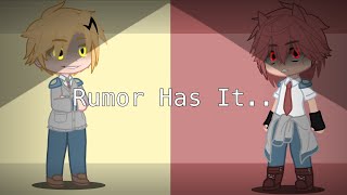 “Rumor has it”  Kirishima angst  Traitor Kaminari  No part 2 [upl. by Ellennod]