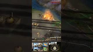 GLA Command amp Conquer Generals Zero Hour 1 vs 2 HARD Gameplay [upl. by Lemmor537]