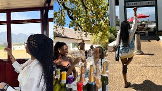 Capetown Franschhoek Wine Tram vlog [upl. by Gwenn]