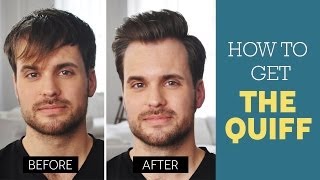 Mens Hairstyles Quiff Tutorial [upl. by Nnairahs]