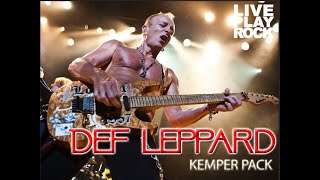 Def Leppard Kemper pack from 80s rock band LIVE PLAY ROCK MrT defleppard 80rock philcollins [upl. by Coyle]