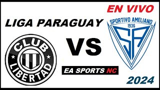 🔴Libertad vs Sportivo Ameliano en vivo  Liga Apertura Paraguay [upl. by Idnic531]