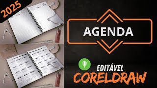 Miolo de Agenda 2025 Editável Personalize sua Organização [upl. by Undry]