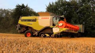 Getreideernte amp Bodenbearbeitung in Hessen 2015 Claas Lexion 760 Axion 930 amp 830 [upl. by Ceil]