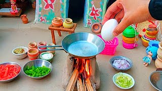 EGG FRIED RICE  MINIATURE COOKING  youtubevideo HifzaAltafly6xy [upl. by Calandra]