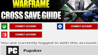 Warframe How To Link Or Merge Your Account For Cross Save Today [upl. by Ric]