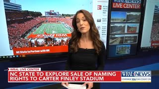 NC State possibly renaming Carter Finley Stadium [upl. by Ilrebmik]