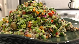 QUINOA SALAD Recipes  Healthy Vegetarian quinoa salad for weight loss [upl. by Acemat]