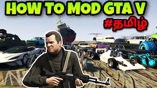 HOW TO MOD GTA 5 MENYOO TRAINER IN TAMIL STEP BY STEP GTA 5 MOD 100 [upl. by Ecnaralc]