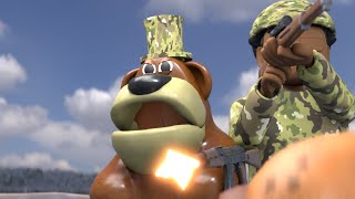 Freddy Fazbear The Soldier And More Freddy Fazbear Animations By Agbaps [upl. by Marden]