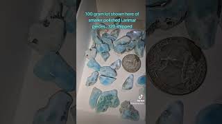 100 gram lot of larimar available [upl. by Ozzy681]