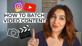 How To Batch Video Content for Youtube and IGTV [upl. by Dorelle]