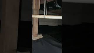 Crawl Space Insulation Removal amp Insulation Installation Vapor Barrier Ducts home construction [upl. by Moretta]