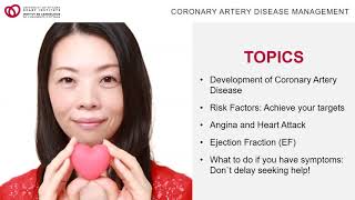 HeartWise Webinar Coronary Artery Disease Recovery After Heart Attack and LifeLong Management [upl. by Lurlene79]