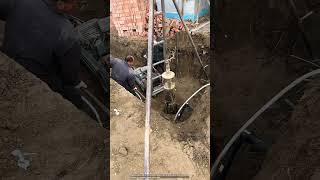 An economical solution for digging piles with a self made device [upl. by Latonia]