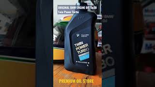 BMW Engine Oil TWIN POWER TURBO 5w30 Full Synthetic Oil Made by Shell Lubricants shorts [upl. by Nickola]