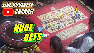 🔴 LIVE ROULETTE  🔥 HUGE BETS Amazing Session In Las Vegas Casino 🎰 Exclusive ✅ 20230824 [upl. by Nahsin]