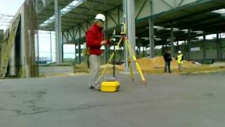 Stake out alone with a Trimble S6 robotic toal station [upl. by Amaerd]