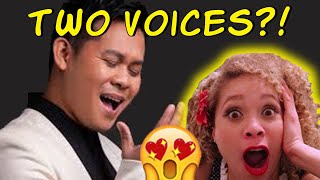 UNBELIEVABLE Marcelito Pomoy MaleFemale Vocals quotThe Prayerquot REACTION [upl. by Eidoc658]