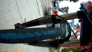 Sr Suntour XCR Air Suspension Fork Review and road ride in the city of new york [upl. by Renie]