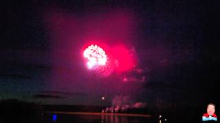 Oromocto NB  Canada Day Fireworks 2012 [upl. by Nabal]