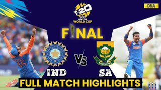 IND Vs SA Highlights Full Match Team India Become Champions I T20 World Cup 2024 Final Highlights [upl. by Aronos]