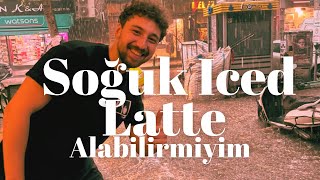 SOĞUK ICED LATTE alabilir miyim  icedcoffee icedlatte barista [upl. by Je]