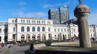 Oslo  Public Transport  Central Station Oslo S and Jernbanetorget Tbane 2016 09 25 [upl. by Eikceb]