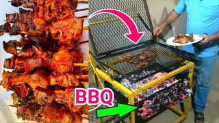 Best Grilled Barbeque Recipe  Rotated barbeque grill at home  barbeque marinade Recipe [upl. by Aida]