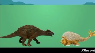 Ankylosaurus vs doedicurus [upl. by Ecinnahs]