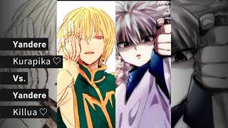 Yandere Kurapika Vs Yandere Killua ♡ R15 Killua X Listener X Kurapika Ft Gon ♡ [upl. by Shari]