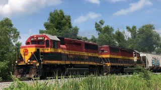 KCS LL60 passes through Garyville LA [upl. by Norud]