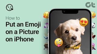 How To Put an Emoji on a Picture on iPhone  3 Easy Methods [upl. by Amerd]