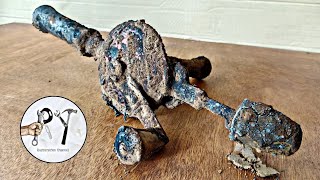 Old Hand Crank Drill Restoration  From the Junk [upl. by Inig]