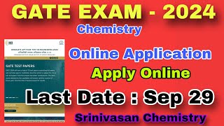 GATE EXAM 2024  Apply Online  Online Application Available  Registration Going Last Date Sep 29 [upl. by Friedman693]